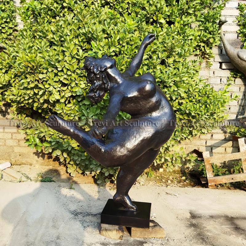 Bronze Fat Woman Statue Replica