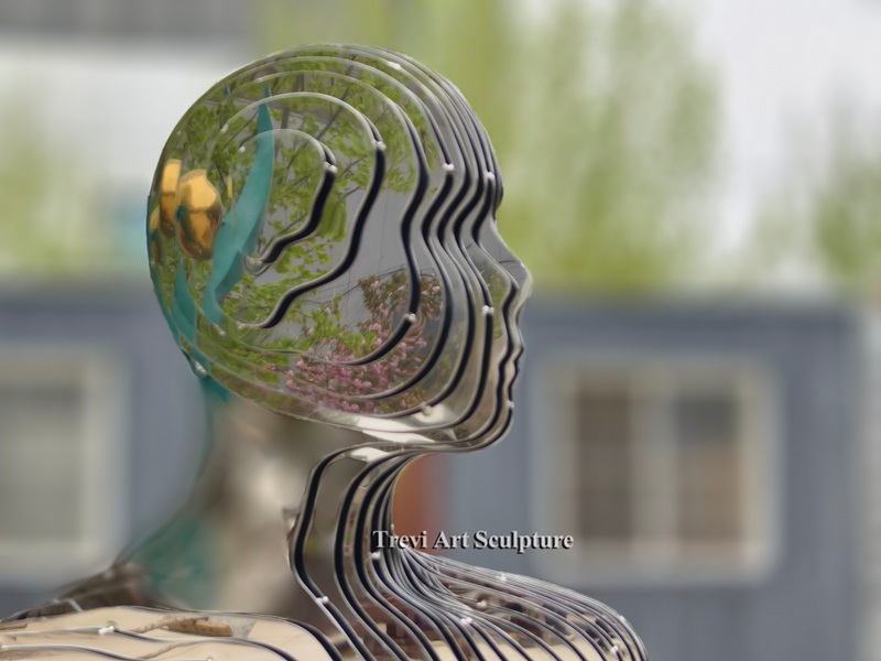 Stunning Metal Disappearing Sculpture details