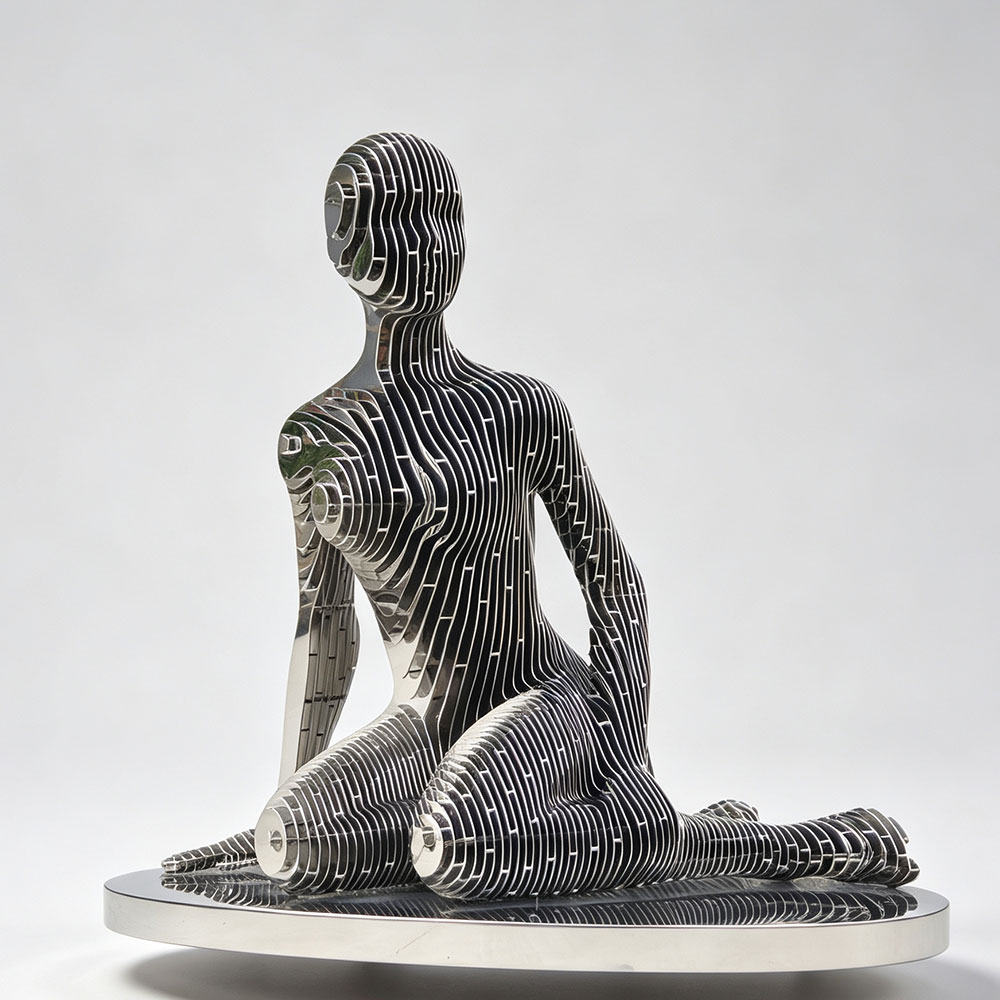 Stunning Metal Disappearing Sculptures Modern Design