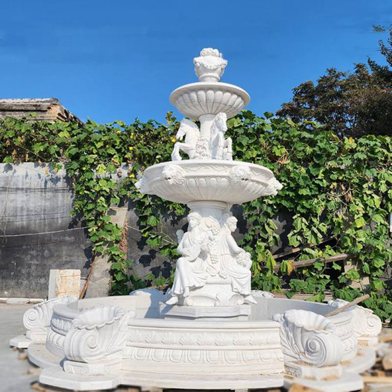 marble fountain