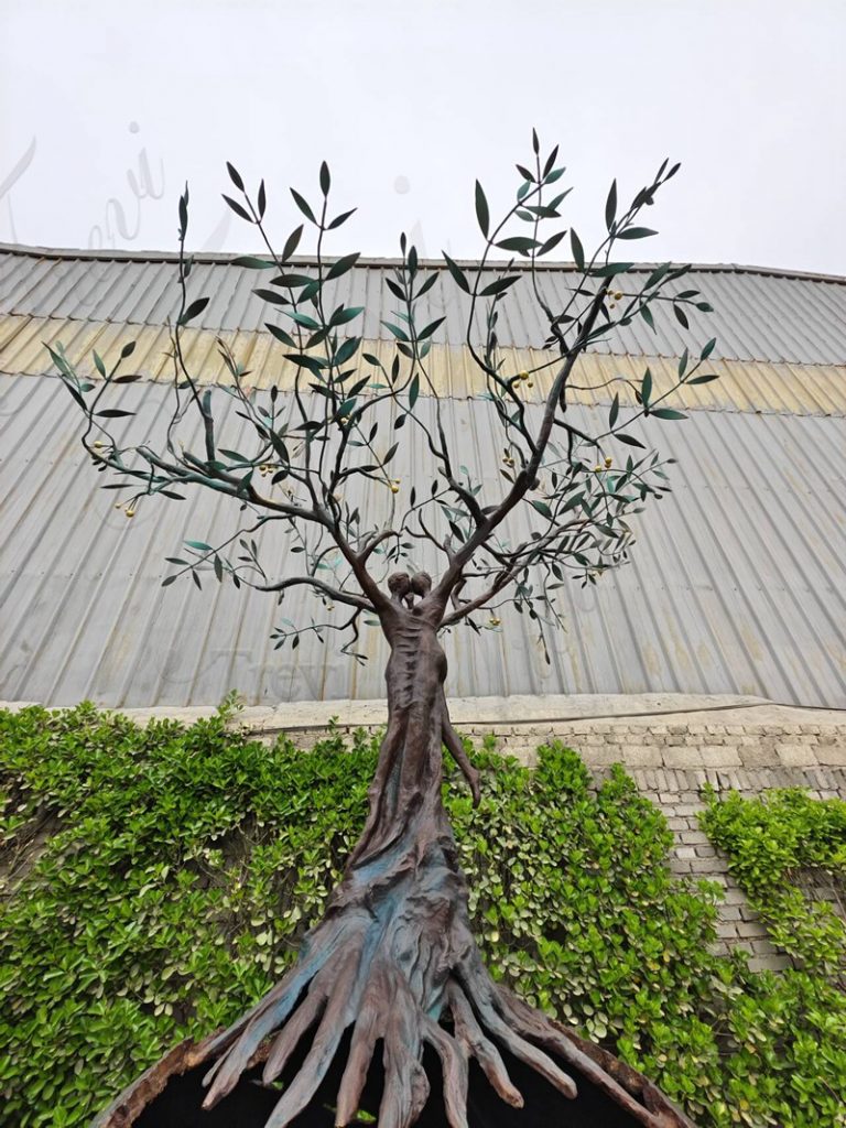 bronze tree sculpture