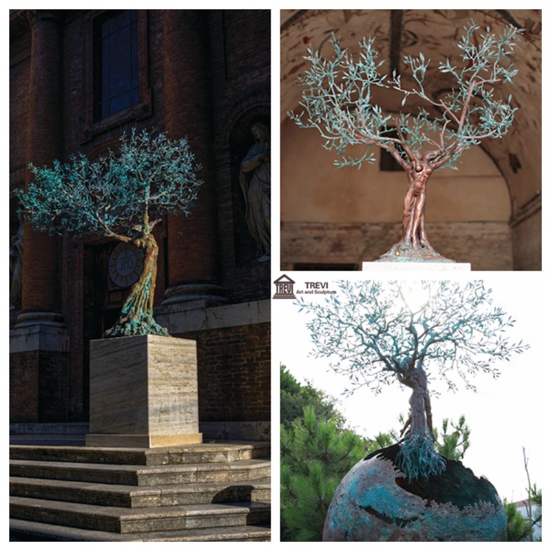 bronze tree sculpture show