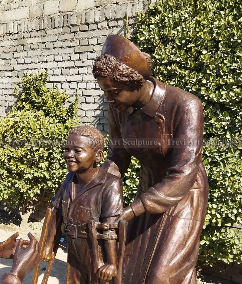 nurse statue details