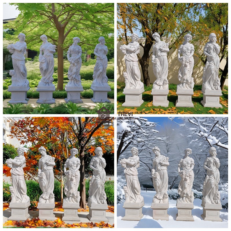 Four Season marble statue Ornaments