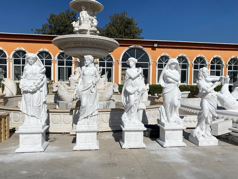 Four Season marble statues