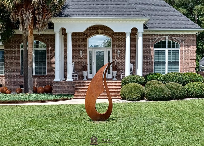 corten sculpture feedback from the USA