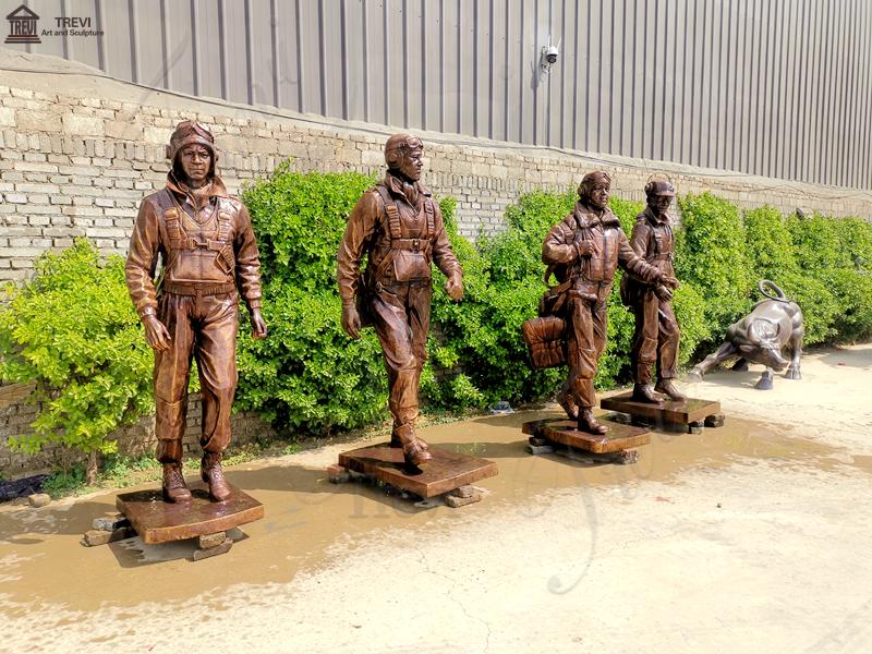 Bronze Airmen Statue for sale