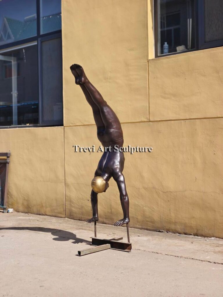 Bronze Diver Sculpture