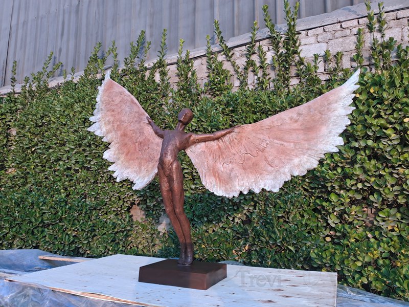 bronze angel statue