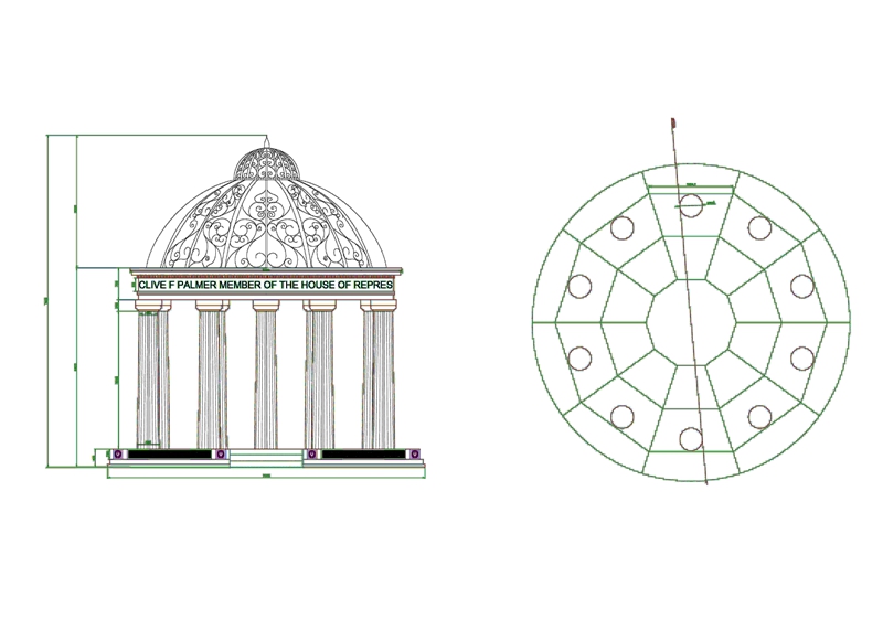 Drawing of Gazebo