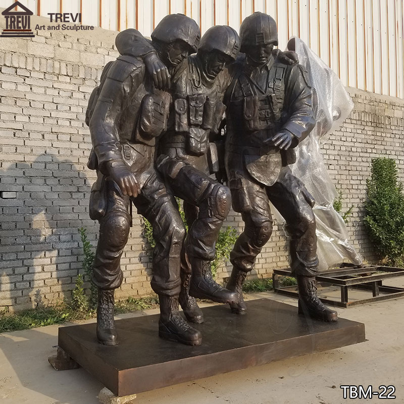No-Man-Left-Behind-Bronze-Military-Statue-for-Sale-2