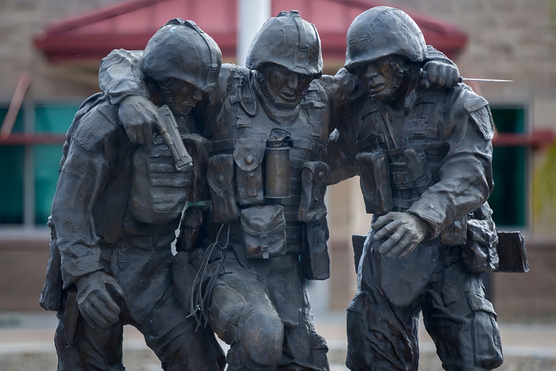 No Man Left Behind Bronze Military Statue for Sale