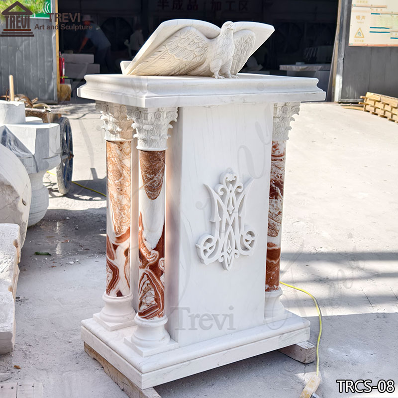 White-Marble-Pulpit-for-Church-Chinese-Factory-Supply-2