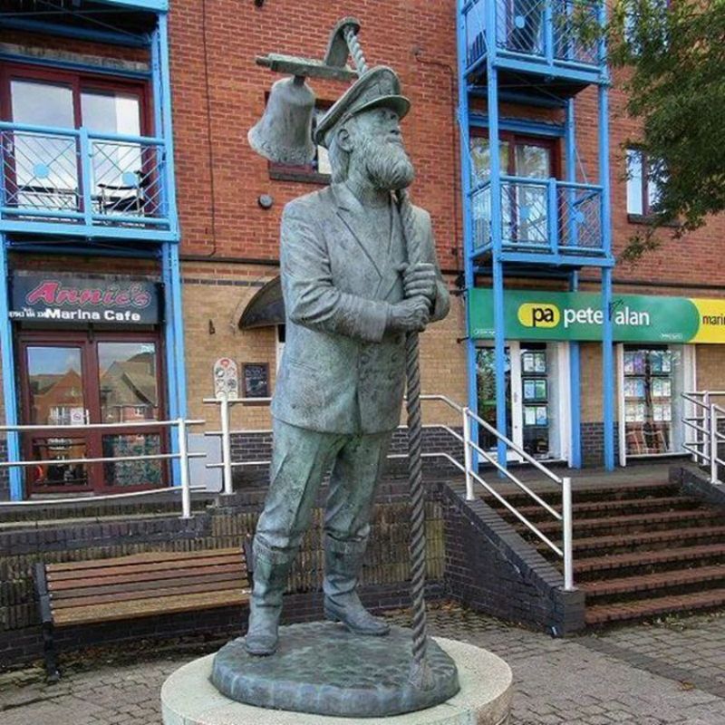 bronze sea captain statue 8