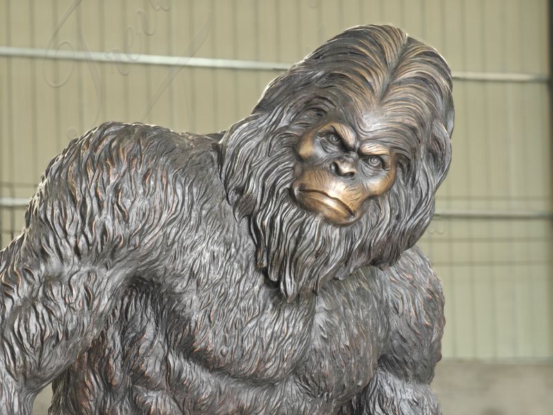 Bronze Life Size Yeti Statue 7