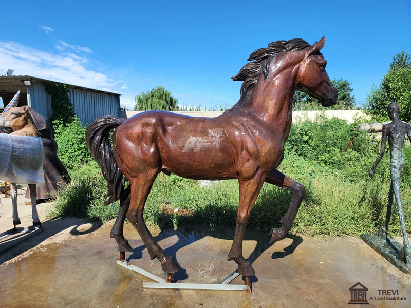 bronze animal statue