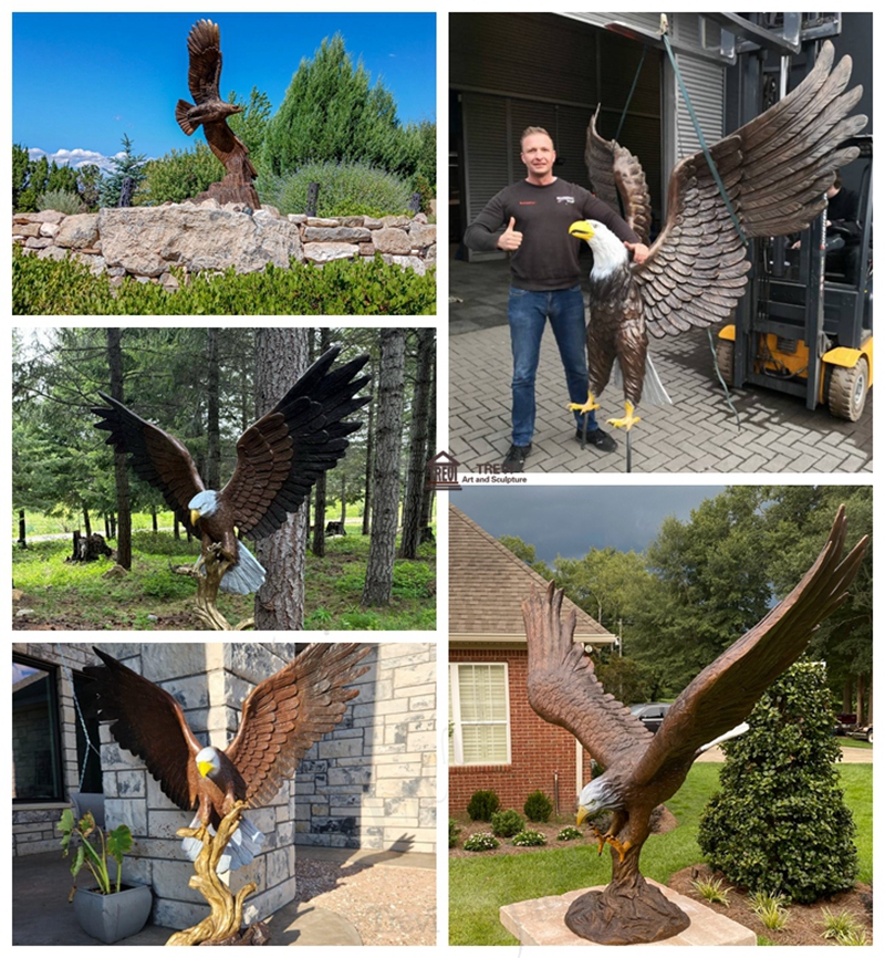 bronze eagle sculpture feedback