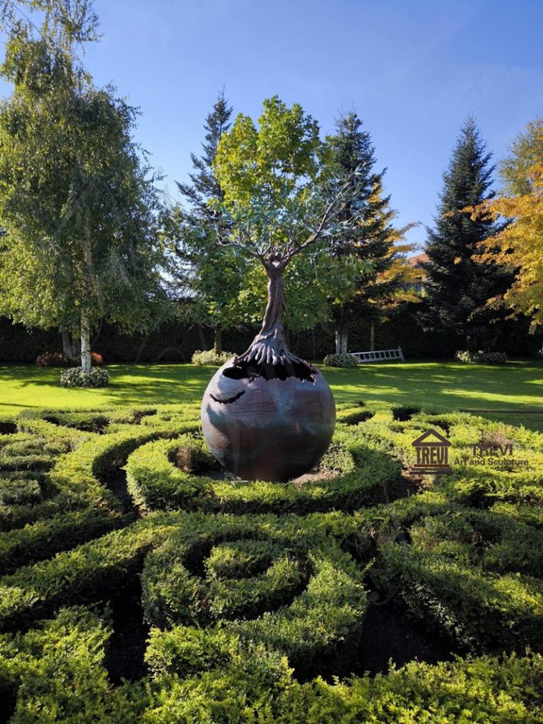 bronze tree of life sculpture