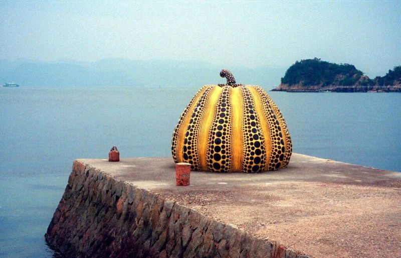 large Pumpkin Sculpture