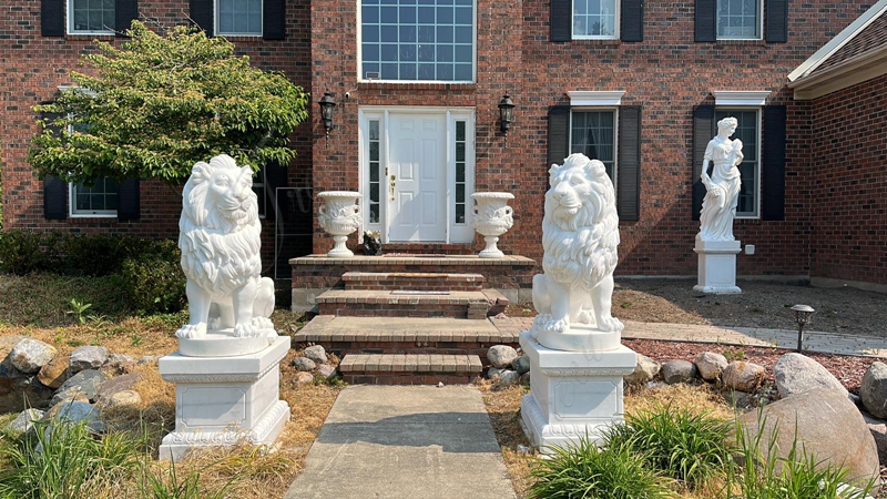 marble lion statue feedback