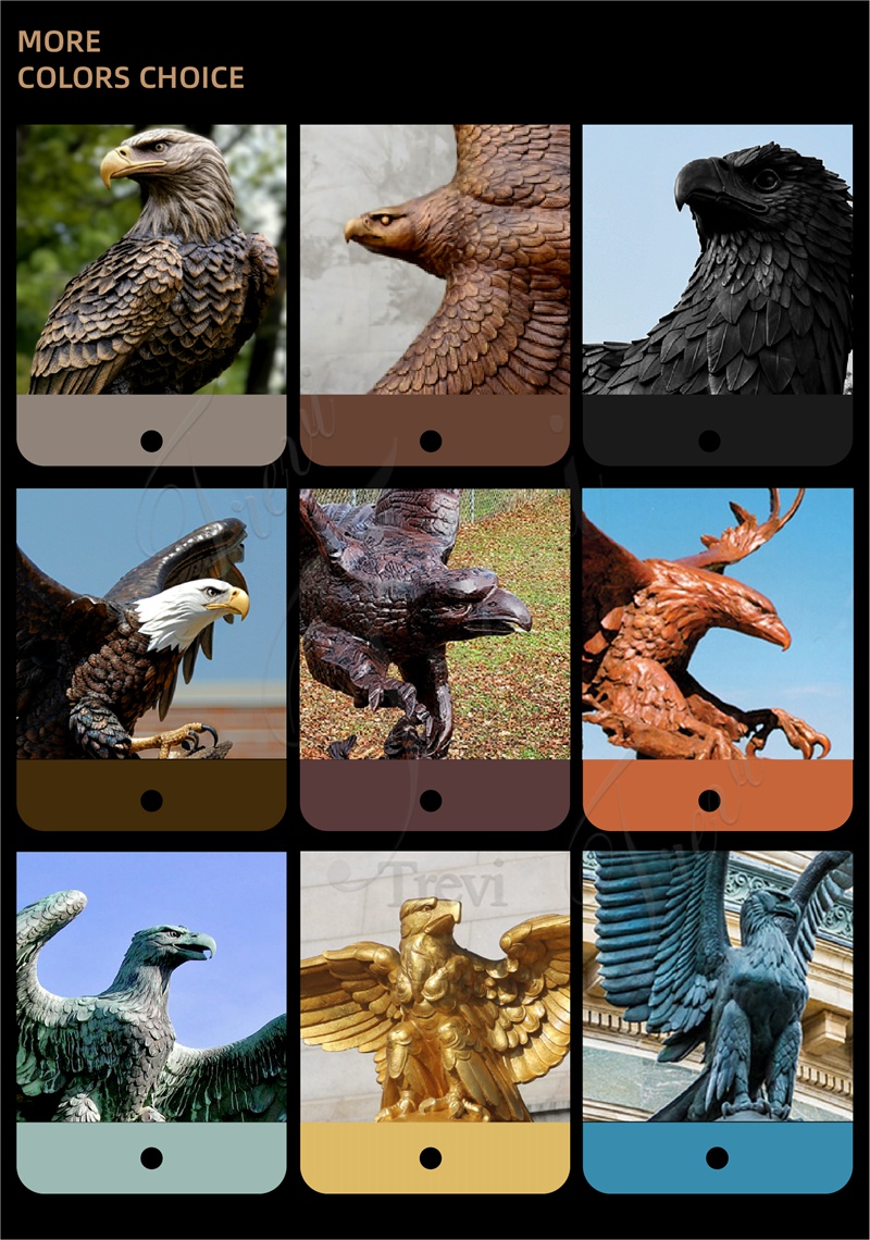 more bronze eagle sculpture designs