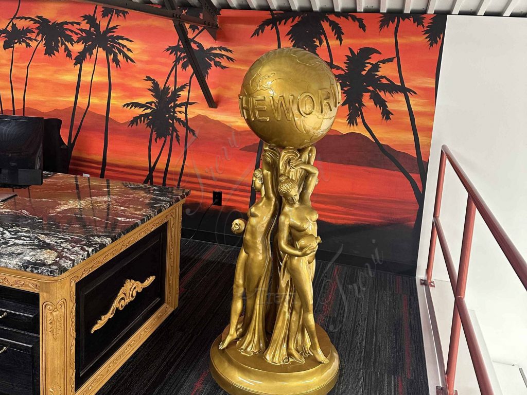 the world is yours bronze sculpture feedback