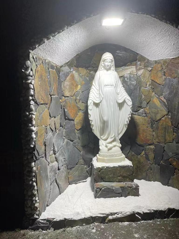 Classical Blessed Virgin marble Statue feedback