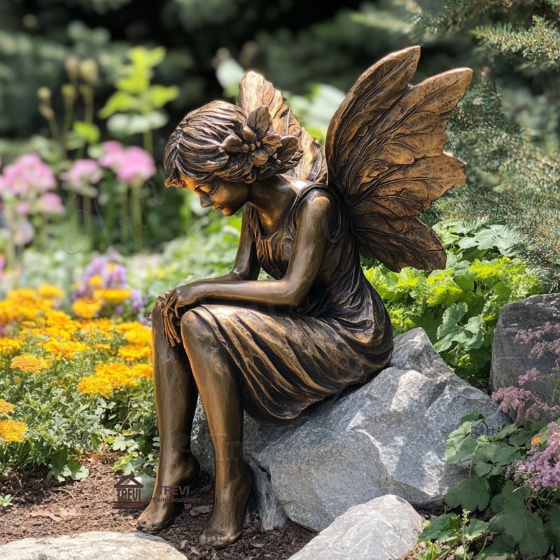 Bronze Fairy Statue