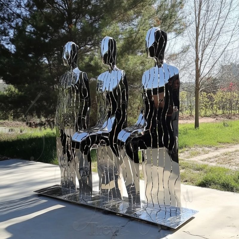 stainless steel Figure Quantum Sculpture