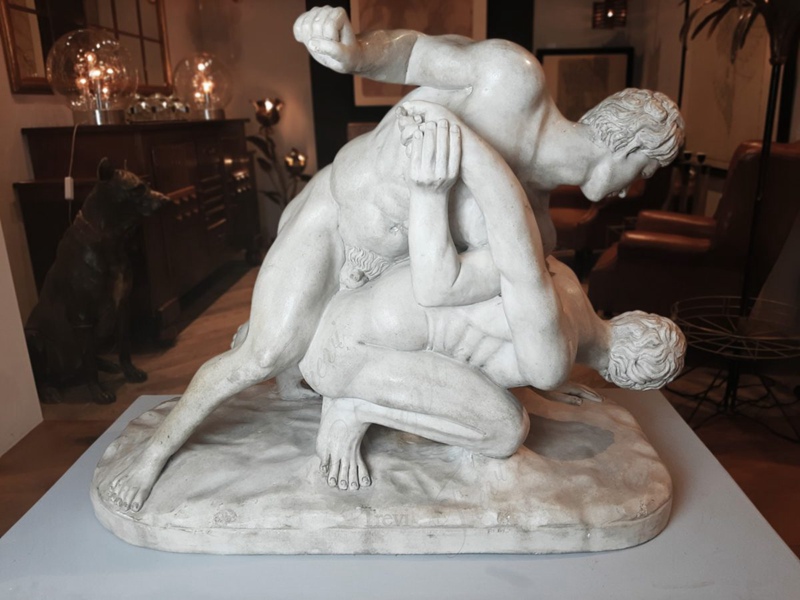 Famous Marble Wrestler Statue 1