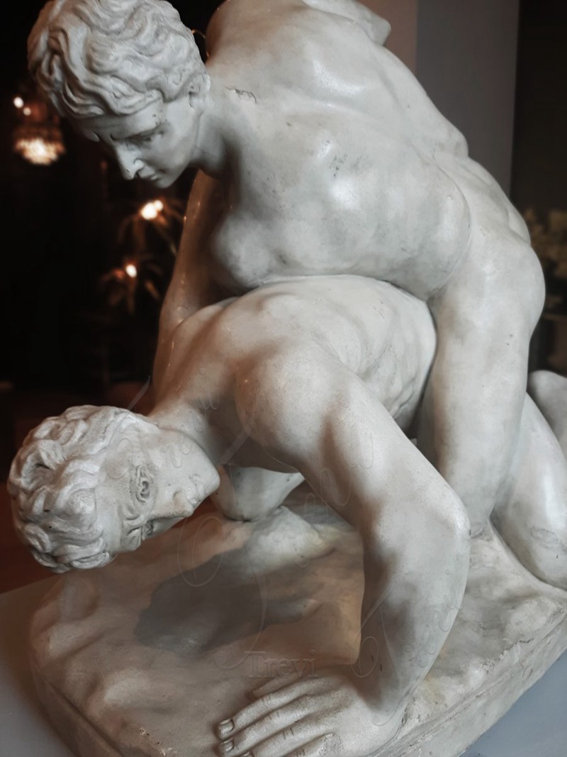 Famous Marble Wrestler Statue 3