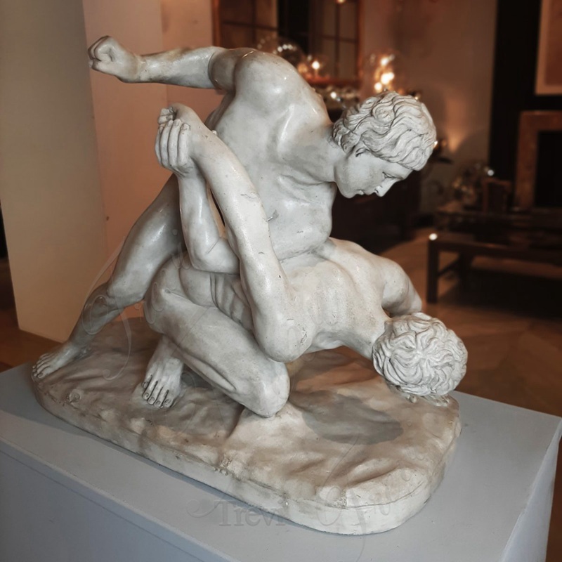 Famous Marble Wrestler Statue 5