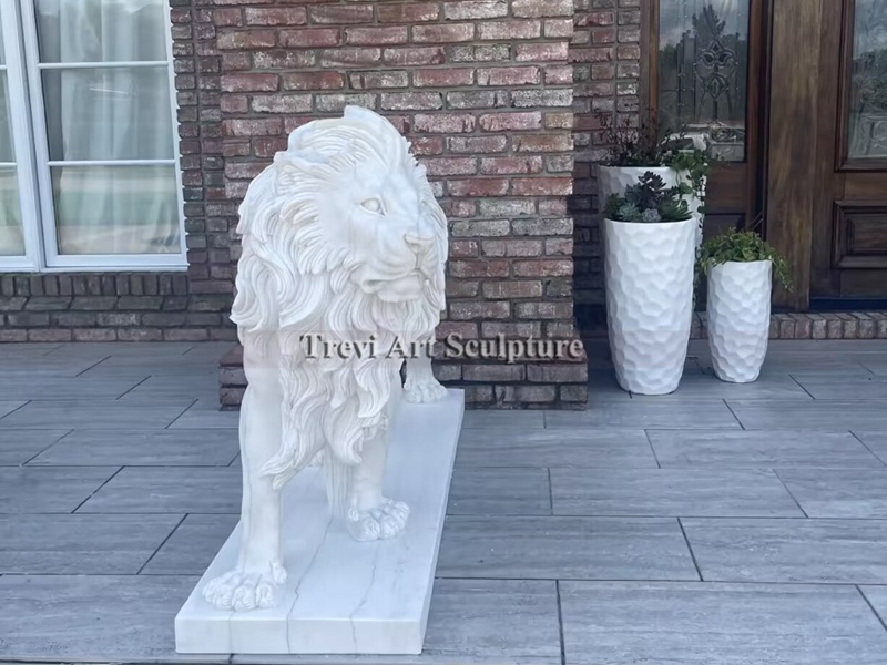 marble lion statue feedback 8