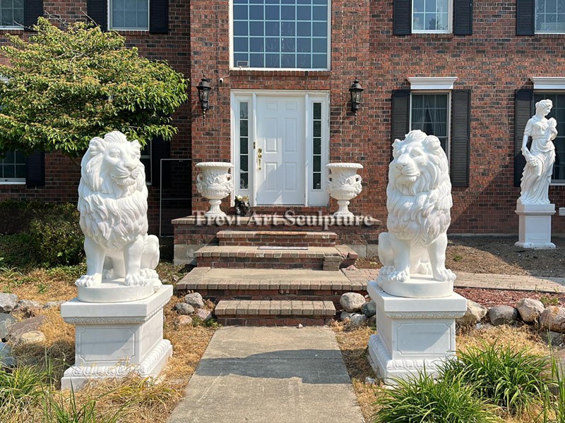 marble lion statue feedback 9