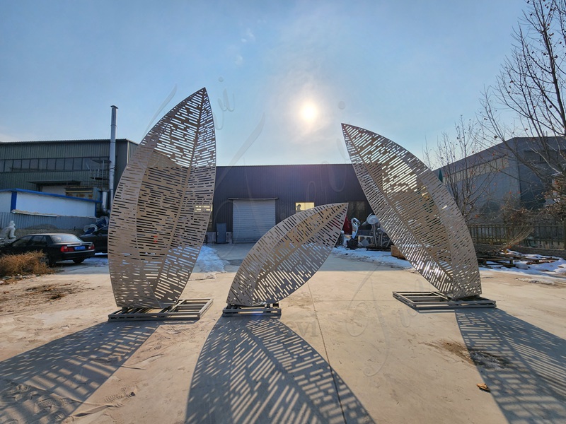 outdoor Large Metal Leaf Sculpture