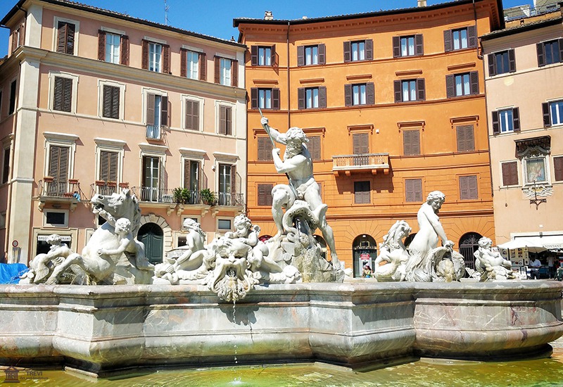 Fountain of Neptune in Rome