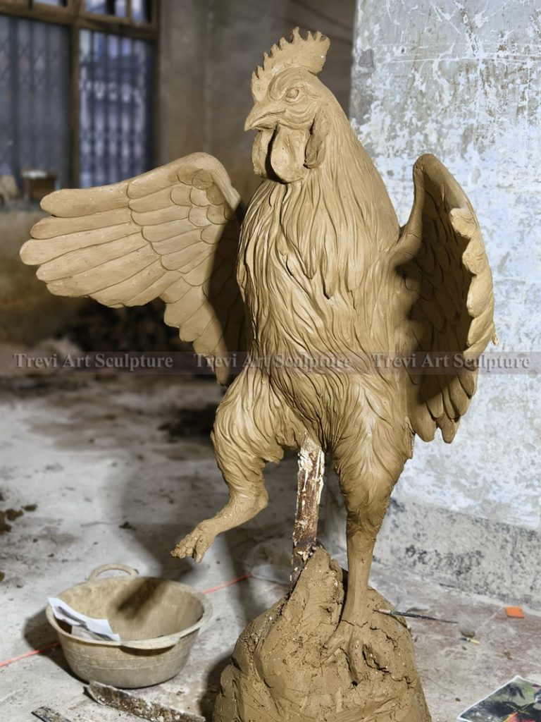 clay model-rooster (2)