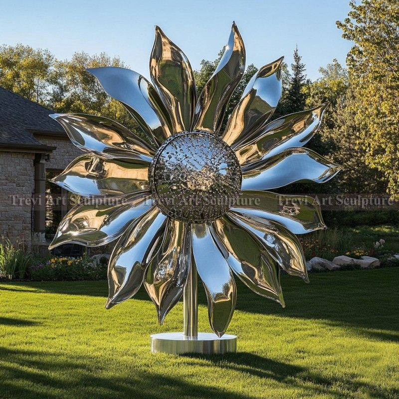 sunflower sculpture