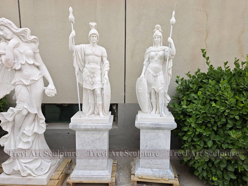 Marble Statues of Warrior