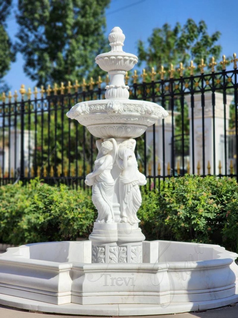 Marble lady statue Statue Fountain for Garden