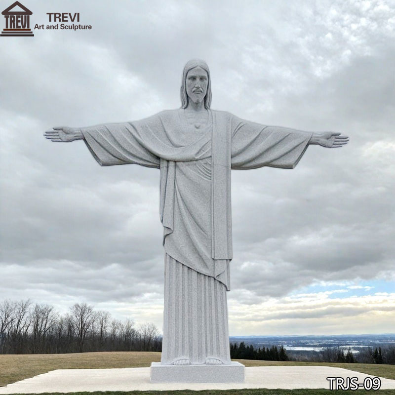 Life Size Marble Christ the Redeemer Statue