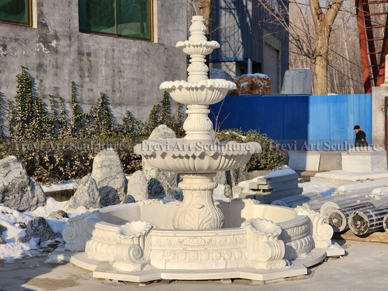 marble fountain