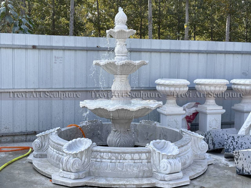 marble fountain