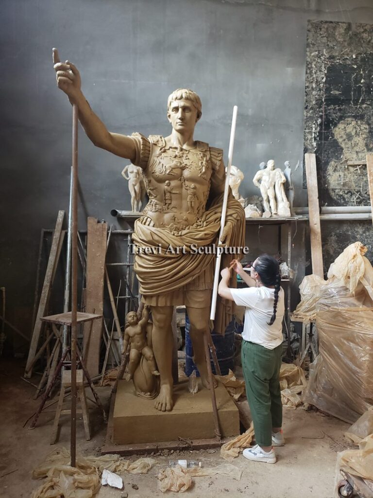Augustus of Prima Porta Statue clay model