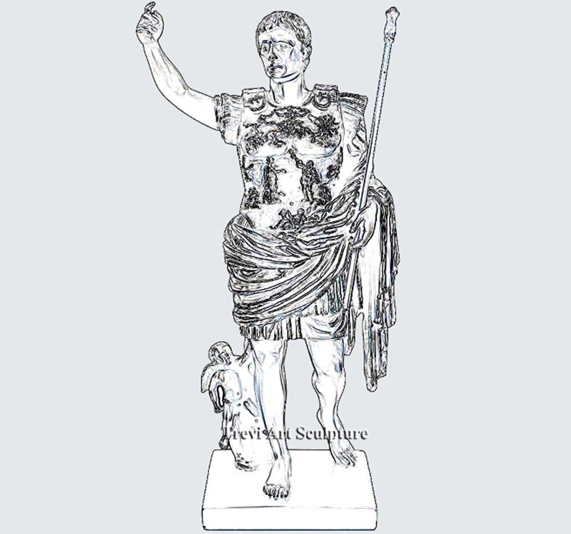 Augustus of Prima Porta drawing