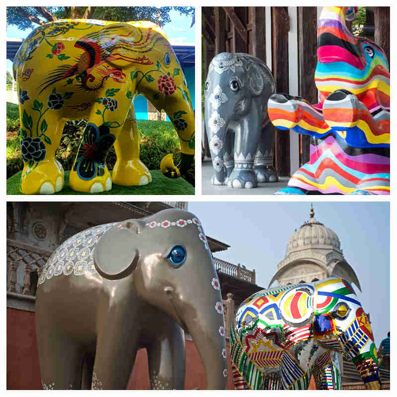 Famous animal statue of Elephant Parade