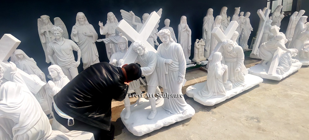 Stations of the Cross statue factory check