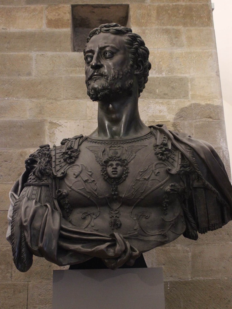 Bust of Cosimo I (Duke Cosimo I) – Benvenuto Cellini