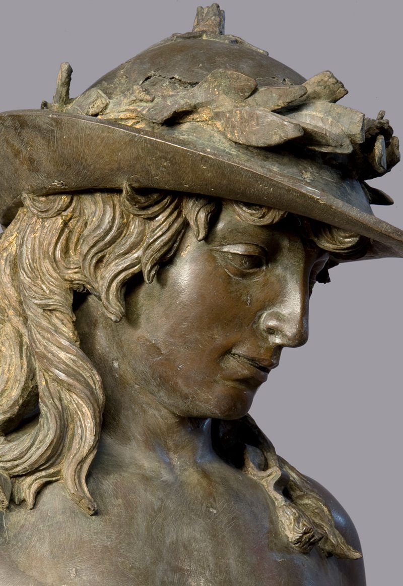 Donatello, Victorious David, detail