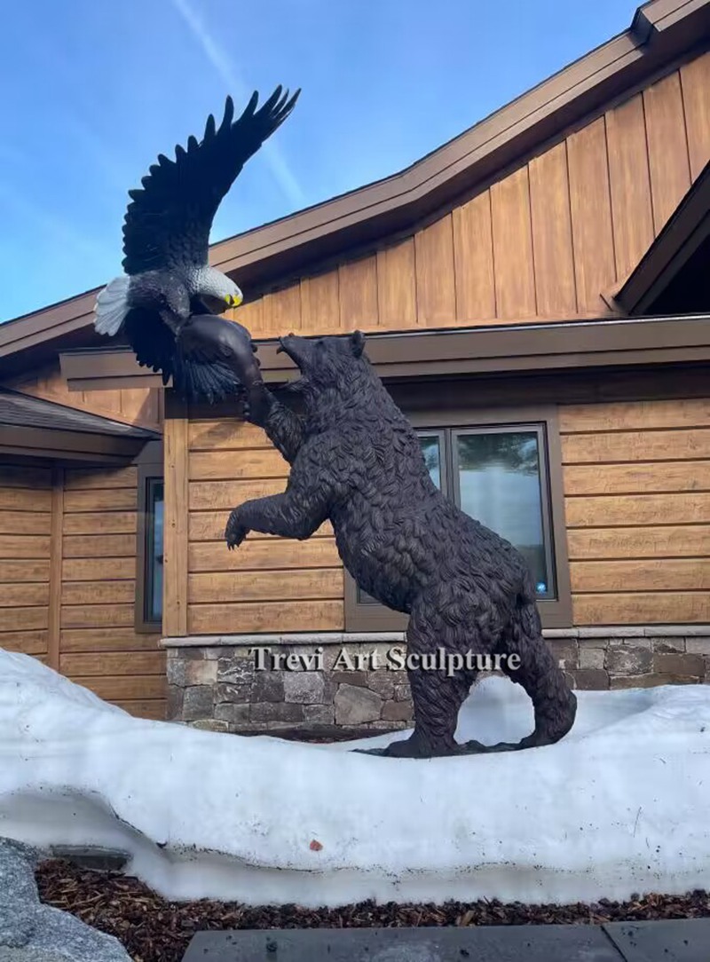Large Bear and Eagle Statue feedback